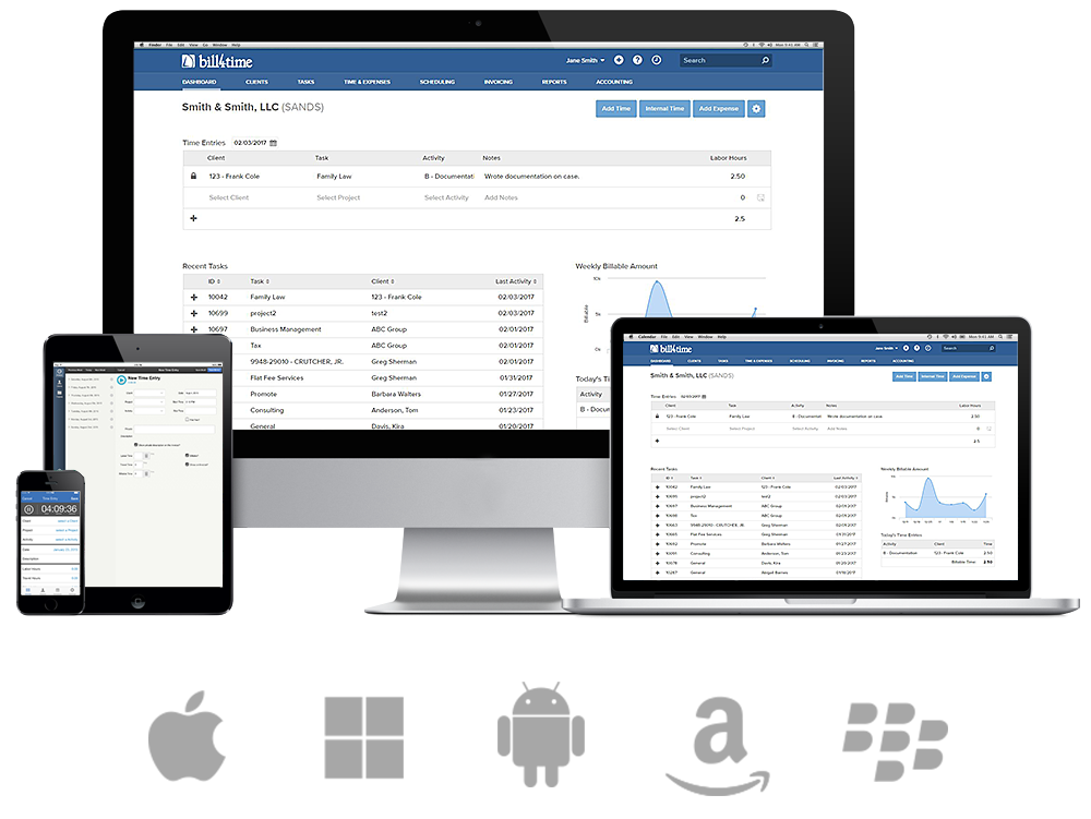 Bill4Time | Expense and time tracking