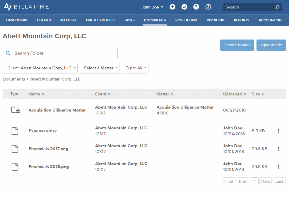 Bill4Time | Contact, Project and Document Management